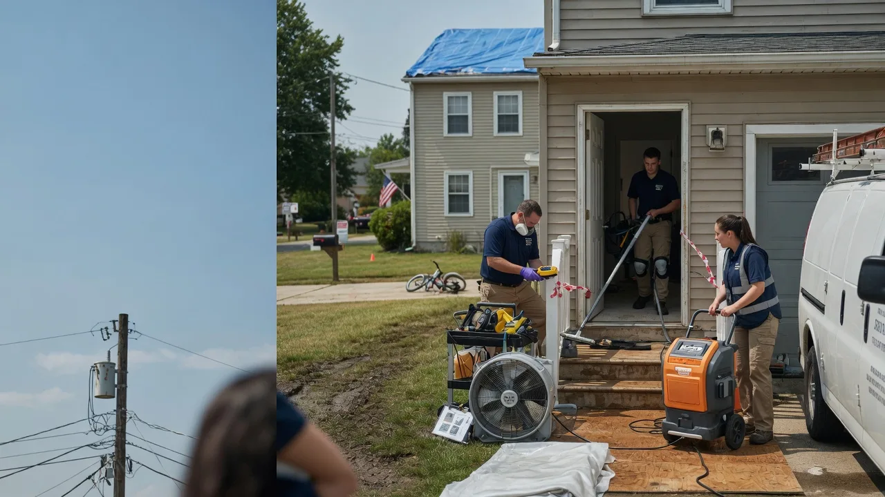Water Damage Repair in Milesville, SD near me